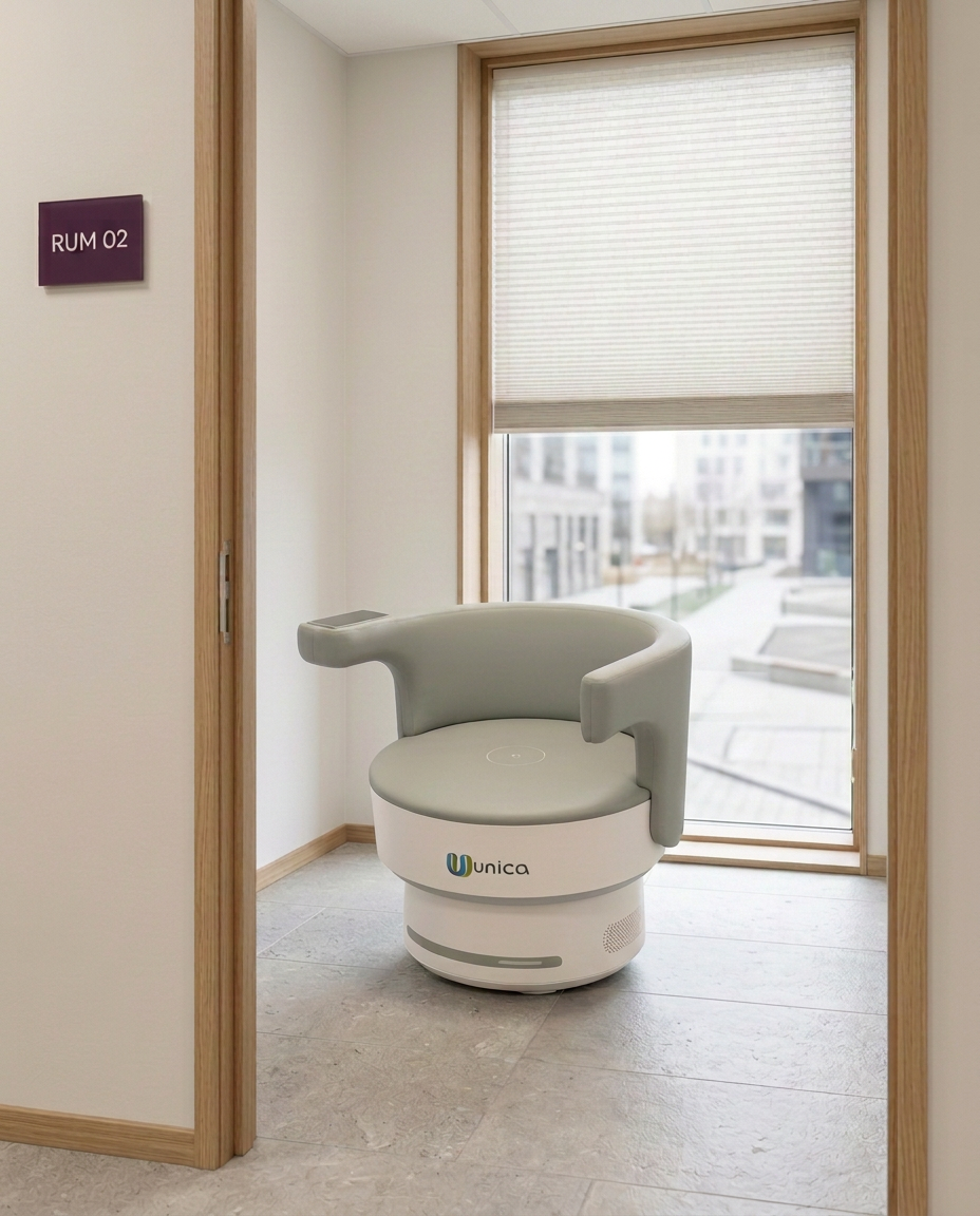 Privat Pelvic-Chairs-rum med Unico Pelvic Chair